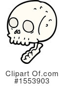 Skull Clipart #1553903 by lineartestpilot