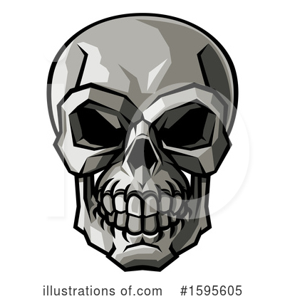 Royalty-Free (RF) Skull Clipart Illustration by AtStockIllustration - Stock Sample #1595605