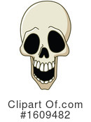 Skull Clipart #1609482 by yayayoyo