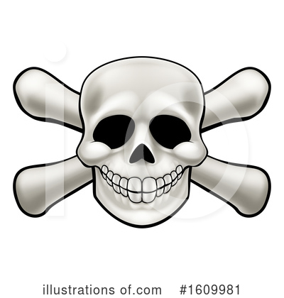Royalty-Free (RF) Skull Clipart Illustration by AtStockIllustration - Stock Sample #1609981