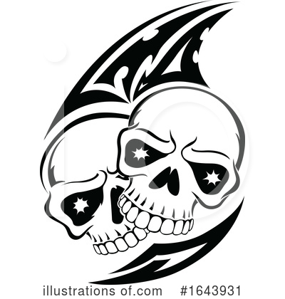 Royalty-Free (RF) Skull Clipart Illustration by Morphart Creations - Stock Sample #1643931