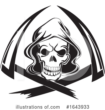 Royalty-Free (RF) Skull Clipart Illustration by Morphart Creations - Stock Sample #1643933