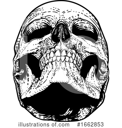 Royalty-Free (RF) Skull Clipart Illustration by AtStockIllustration - Stock Sample #1662853