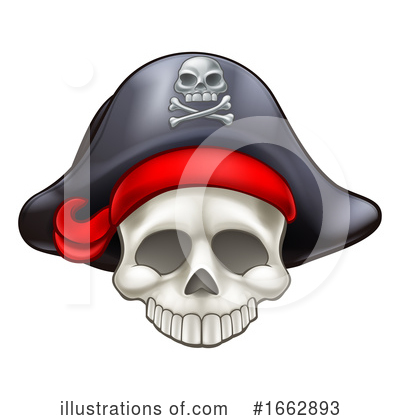 Royalty-Free (RF) Skull Clipart Illustration by AtStockIllustration - Stock Sample #1662893