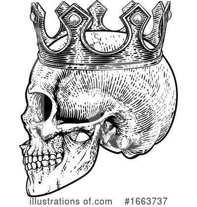 Royalty-Free (RF) Skull Clipart Illustration by AtStockIllustration - Stock Sample #1663737