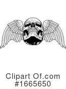 Skull Clipart #1665650 by AtStockIllustration
