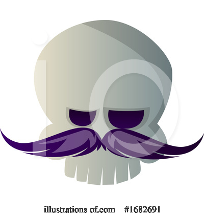 Royalty-Free (RF) Skull Clipart Illustration by Morphart Creations - Stock Sample #1682691