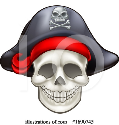 Royalty-Free (RF) Skull Clipart Illustration by AtStockIllustration - Stock Sample #1690745