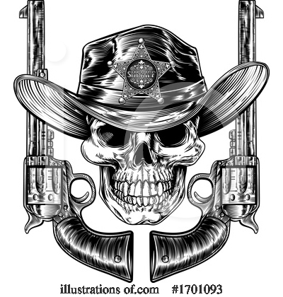 Royalty-Free (RF) Skull Clipart Illustration by AtStockIllustration - Stock Sample #1701093