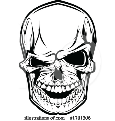 Royalty-Free (RF) Skull Clipart Illustration by Vector Tradition SM - Stock Sample #1701306