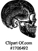 Skull Clipart #1706492 by AtStockIllustration