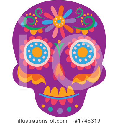 Royalty-Free (RF) Skull Clipart Illustration by Vector Tradition SM - Stock Sample #1746319