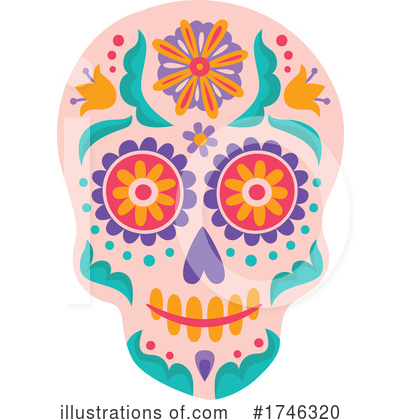 Royalty-Free (RF) Skull Clipart Illustration by Vector Tradition SM - Stock Sample #1746320