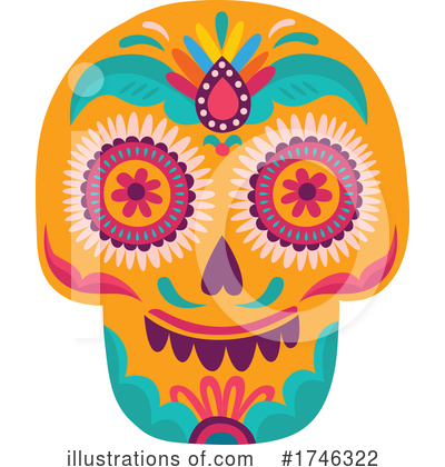 Royalty-Free (RF) Skull Clipart Illustration by Vector Tradition SM - Stock Sample #1746322