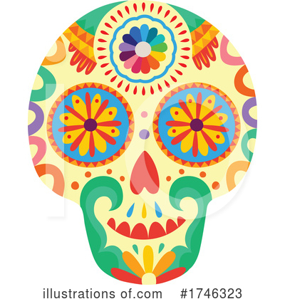 Royalty-Free (RF) Skull Clipart Illustration by Vector Tradition SM - Stock Sample #1746323