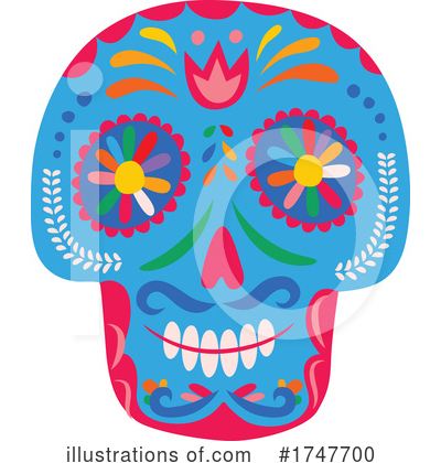 Royalty-Free (RF) Skull Clipart Illustration by Vector Tradition SM - Stock Sample #1747700