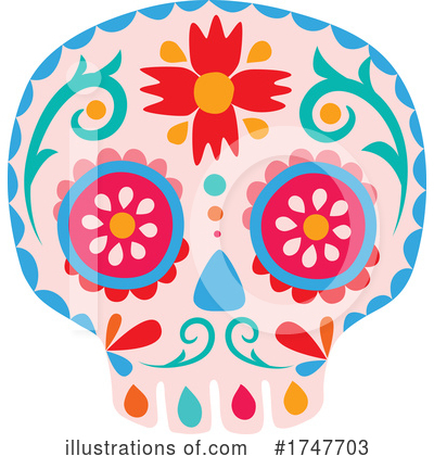 Royalty-Free (RF) Skull Clipart Illustration by Vector Tradition SM - Stock Sample #1747703