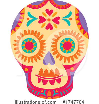Royalty-Free (RF) Skull Clipart Illustration by Vector Tradition SM - Stock Sample #1747704