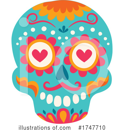 Royalty-Free (RF) Skull Clipart Illustration by Vector Tradition SM - Stock Sample #1747710