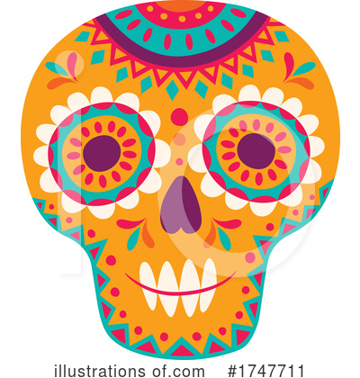 Royalty-Free (RF) Skull Clipart Illustration by Vector Tradition SM - Stock Sample #1747711