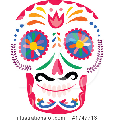Royalty-Free (RF) Skull Clipart Illustration by Vector Tradition SM - Stock Sample #1747713
