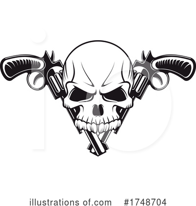 Royalty-Free (RF) Skull Clipart Illustration by Vector Tradition SM - Stock Sample #1748704