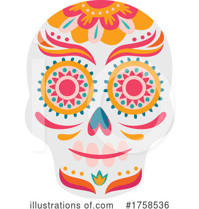 Royalty-Free (RF) Skull Clipart Illustration by Vector Tradition SM - Stock Sample #1758536