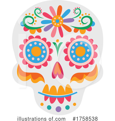 Royalty-Free (RF) Skull Clipart Illustration by Vector Tradition SM - Stock Sample #1758538