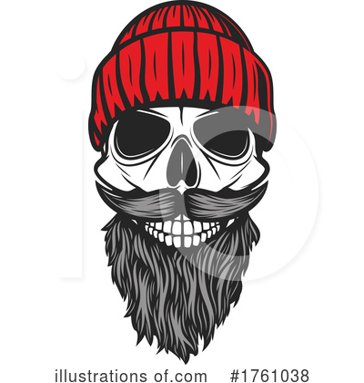 Royalty-Free (RF) Skull Clipart Illustration by Vector Tradition SM - Stock Sample #1761038