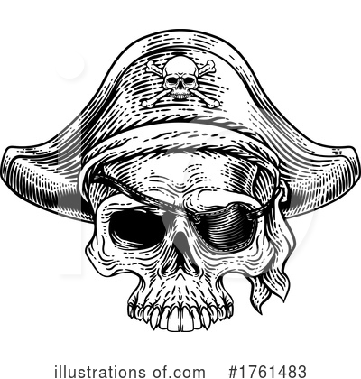 Royalty-Free (RF) Skull Clipart Illustration by AtStockIllustration - Stock Sample #1761483