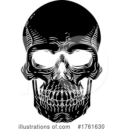 Royalty-Free (RF) Skull Clipart Illustration by AtStockIllustration - Stock Sample #1761630