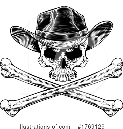 Royalty-Free (RF) Skull Clipart Illustration by AtStockIllustration - Stock Sample #1769129