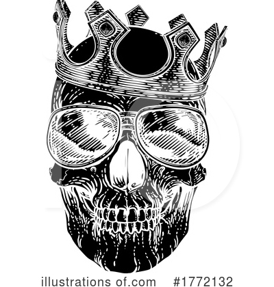 Royalty-Free (RF) Skull Clipart Illustration by AtStockIllustration - Stock Sample #1772132