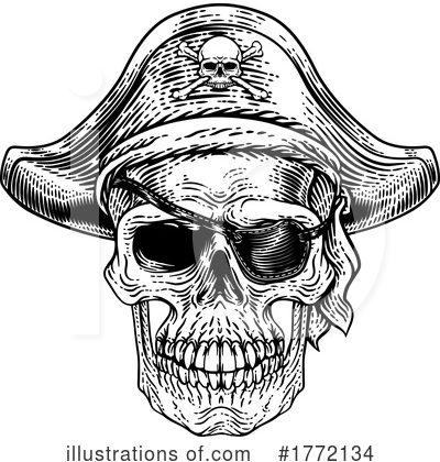Royalty-Free (RF) Skull Clipart Illustration by AtStockIllustration - Stock Sample #1772134
