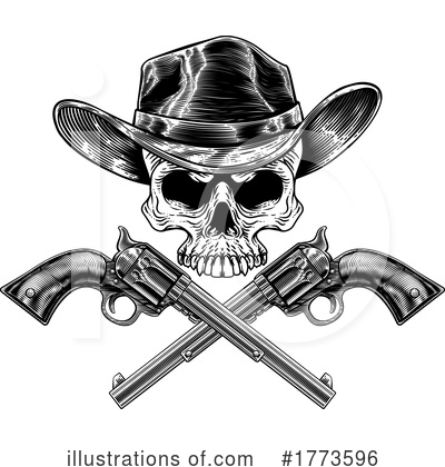 Royalty-Free (RF) Skull Clipart Illustration by AtStockIllustration - Stock Sample #1773596