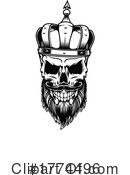 Skull Clipart #1774496 by Vector Tradition SM