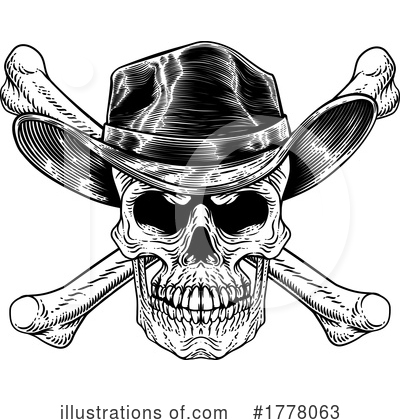 Royalty-Free (RF) Skull Clipart Illustration by AtStockIllustration - Stock Sample #1778063