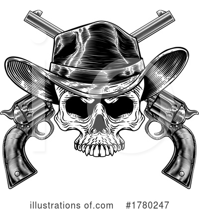 Pistol Clipart #1780247 by AtStockIllustration