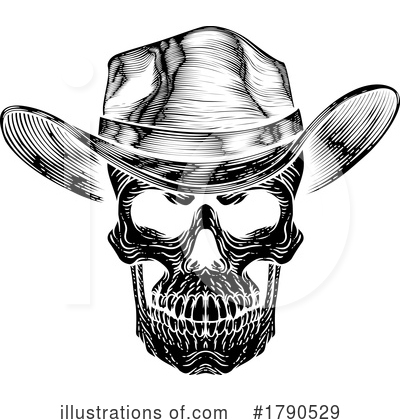 Royalty-Free (RF) Skull Clipart Illustration by AtStockIllustration - Stock Sample #1790529