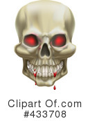 Skull Clipart #433708 by AtStockIllustration