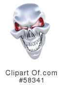 Skull Clipart #58341 by KJ Pargeter