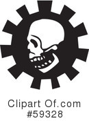 Skull Clipart #59328 by xunantunich