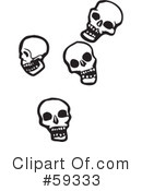 Skull Clipart #59333 by xunantunich