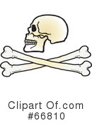 Skull Clipart #66810 by Snowy