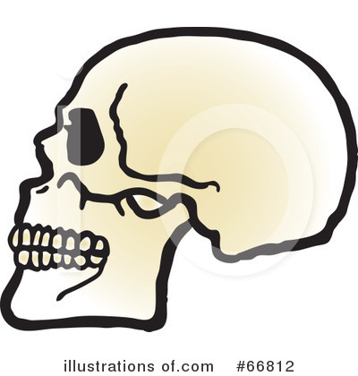 Skull Clipart #66812 by Snowy