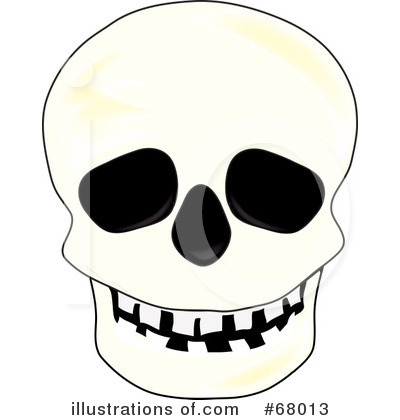 Royalty-Free (RF) Skull Clipart Illustration by Pams Clipart - Stock Sample #68013