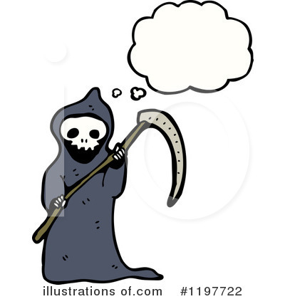 Royalty-Free (RF) Skull Costume Clipart Illustration by lineartestpilot - Stock Sample #1197722