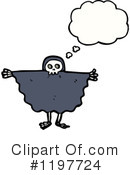 Skull Costume Clipart #1197724 by lineartestpilot