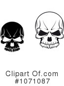 Skulls Clipart #1071087 by Vector Tradition SM