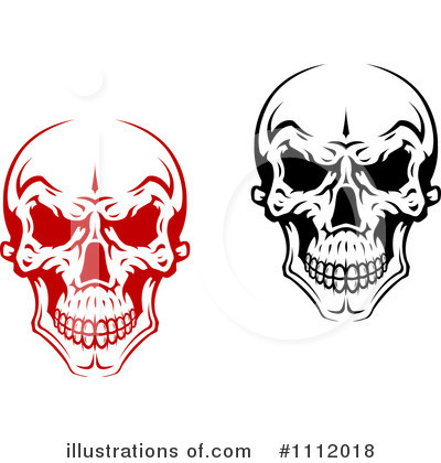 Royalty-Free (RF) Skulls Clipart Illustration by Vector Tradition SM - Stock Sample #1112018